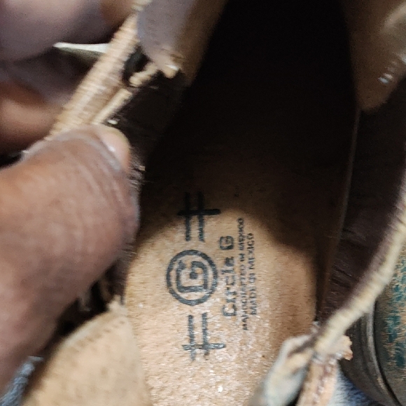 Circle G Women's Harness and Studded Booties - Round Toe Size 9 - Picture 8 of 13